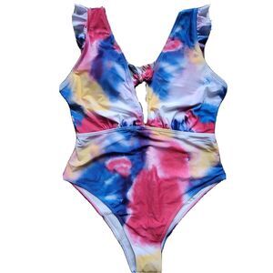 SHEIN Women's One-Piece Swimsuit Size 1XL Stretch